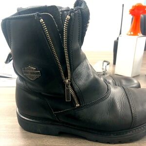 Harley Davidson Boots, Men’s 10 1/2, side zip, great condition